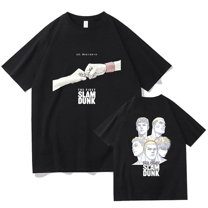 Anime Slam Dunk T-Shirt für Männer Sakuragi Hanamichi Kaede Rukawa