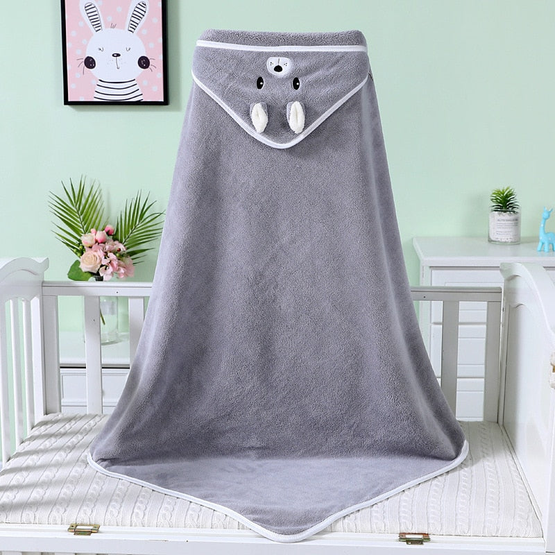 Kleinkind Baby Mit Kapuze Handtücher Neugeborenen Kinder Bademantel Super Weich Bad Handtuch Decke Warmen Schlaf Swaddle Wrap für Infant Jungen Mädchen