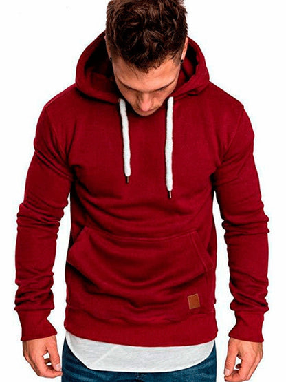 Covrlge Men's Sweatshirt Long Sleeve Autumn Spring Casual Hoodies Top Boy