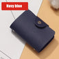 24 Slots Bits Card holder Bag simple solid color bag case women men credit id organizer leather card holder wallet