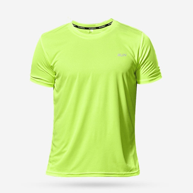 Männer Lauf Sets Sommer Sportswear Gym Fitness Anzüge Quick Dry T-Shirts + Kurze Sport Kleidung Workout Training Sport Trainingsanzug