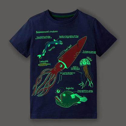 Summer New Fashion Children Luminous Dinosaur Shark Cartoon