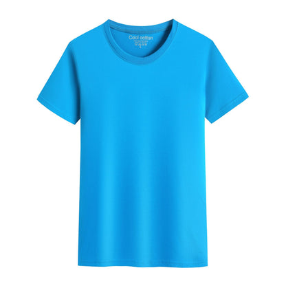 brand new cotton men's t-shirt pure color