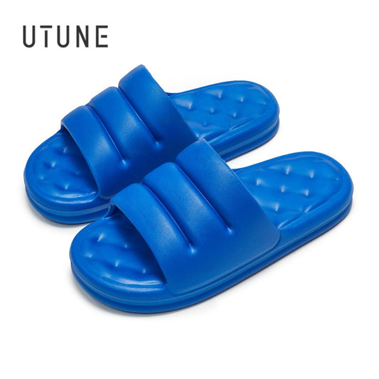 Mute EVA Sofa Slides Women Thick Sole Soft Slippers