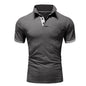 Covrlge Polo Shirt Men Summer Stritching Men's Shorts Sleeve Polo Business Clothing Luxury Men T Shirt Brand Polos MTP129