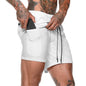 Sport Shorts Männer Sportswear Doppel-deck Laufhose