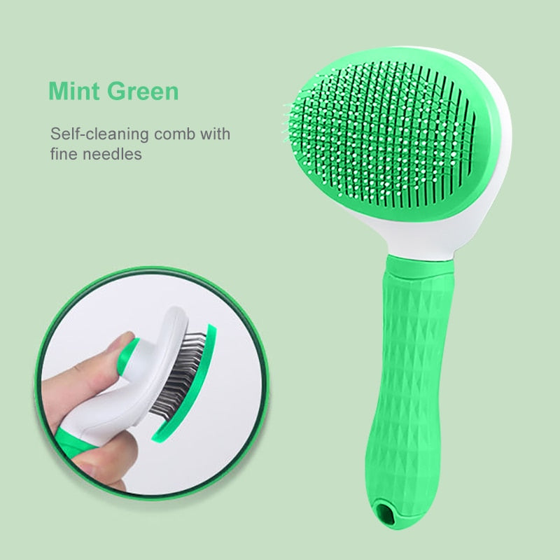 Dog Hair Remover Brush Cat Dog Hair Grooming And Care Comb For Long Hair Dog Pet Removes Hair Cleaning Bath Brush Dog Supplies