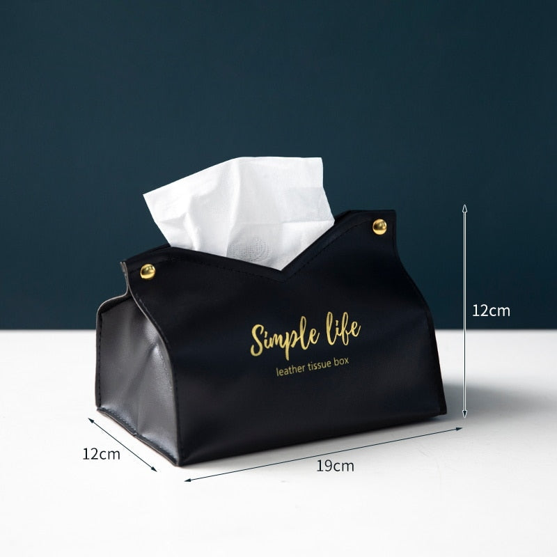 Leder Tissue Box Serviette Halter Auto Tissue Box Hause Wohnzimmer Halter Fall Lagerung Hotel Karton Haushalt Hause Große Lagerung