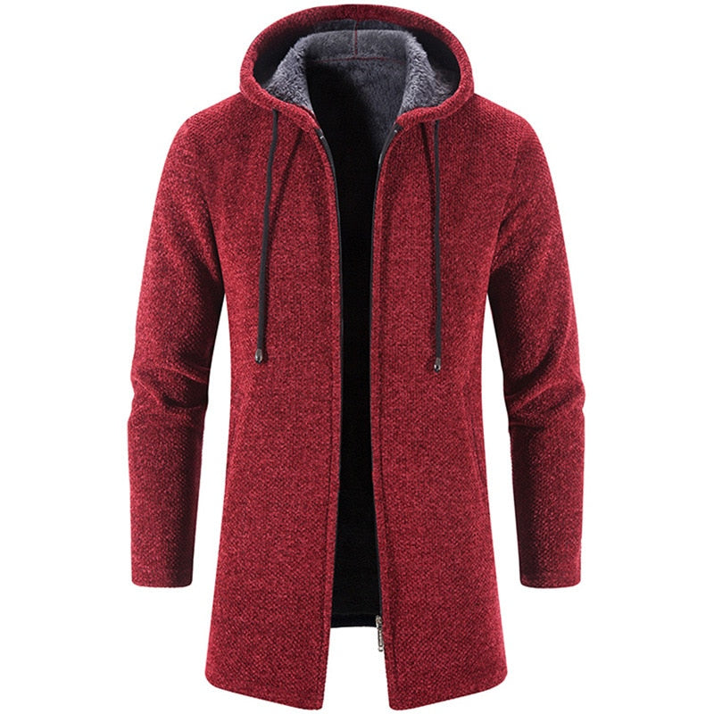 Men Sweater Coat Autumn Winter New Hot Warm Zipper