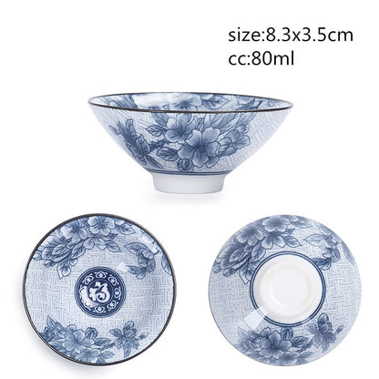 Chinesische Keramik Tee-set Tee-Set Kleine Tee Tasse Einzigen Tasse Blau und Weiß Porzellan Tasse Persönliche Tasse Tasse master Tasse