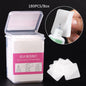 Nail Cotton Polish Remover Wipes Gel Clean Manicure Napkins Lint Wipes Cleaner UV Gel Polish Paper Pads Towel Nail Tool