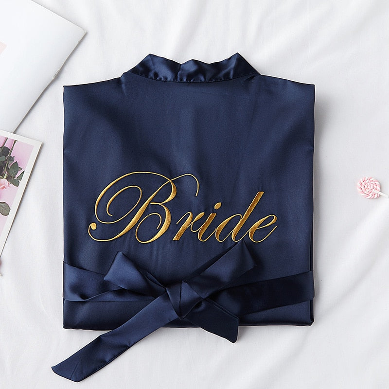 Bride with Team Bride Bathrobe Bride To Be Bridal Shower Bachelorette Party Bride Hen Party Bridesmaid Gift Wedding Decoration