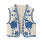 Women National Style Vest Jacket Outfits Casual Holiday