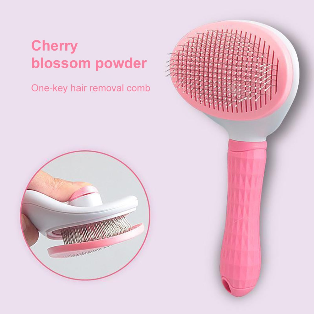 Dog Hair Remover Brush Cat Dog Hair Grooming And Care Comb For Long Hair Dog Pet Removes Hair Cleaning Bath Brush Dog Supplies