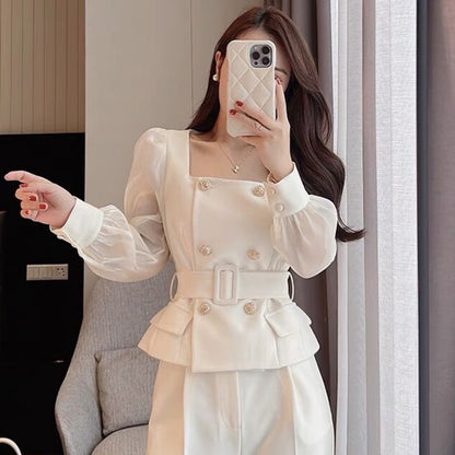 Pants Summer Set of Two Fashion Pieces for Women Luxury Women's Sets Sexy Pants 2 Piece Outfits 2023