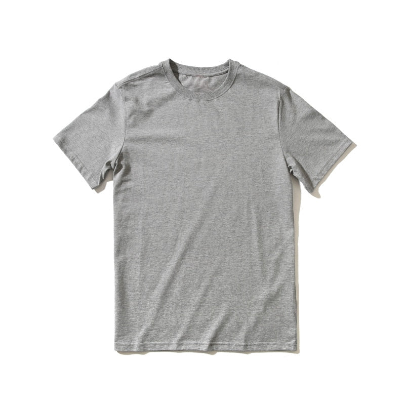 brand new men's t-shirt cotton high quality short sleeve