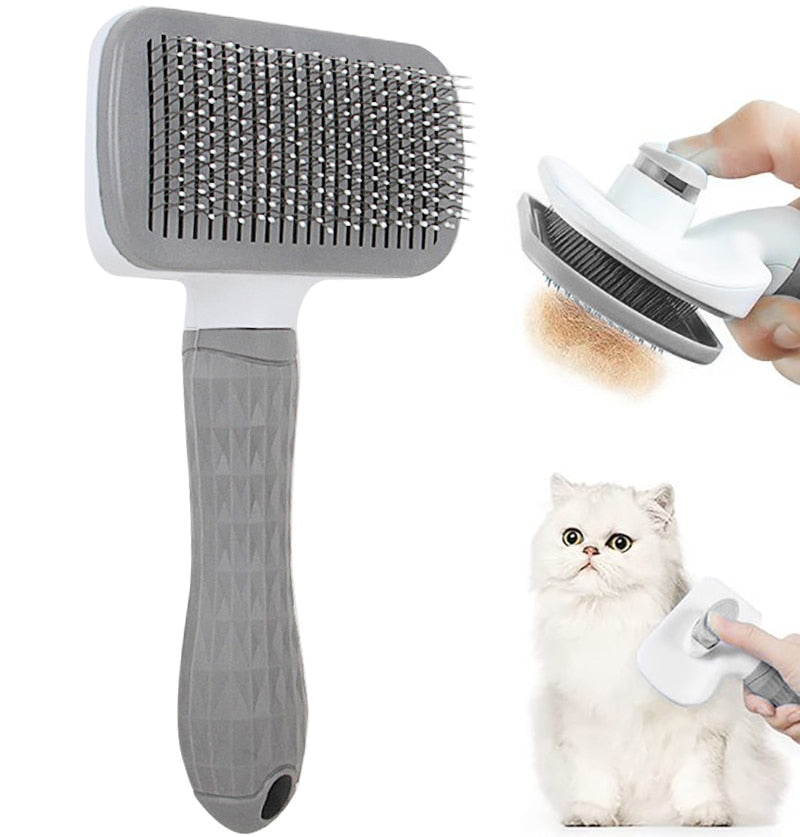 Dog Hair Remover Brush Cat Dog Hair Grooming And Care Comb For Long Hair Dog Pet Removes Hair Cleaning Bath Brush Dog Supplies