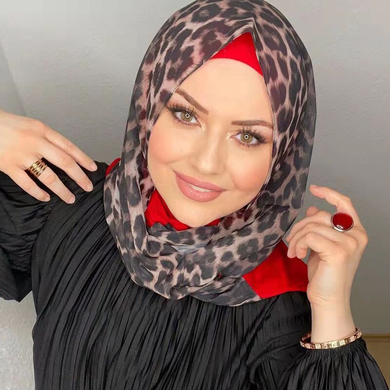 Islamische weiße Chiffon Hijab Abaya Hijabs für Frau Abayas Jersey Schal