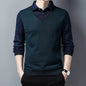 Sweater Fleece Thickened Knitted Men Clothing