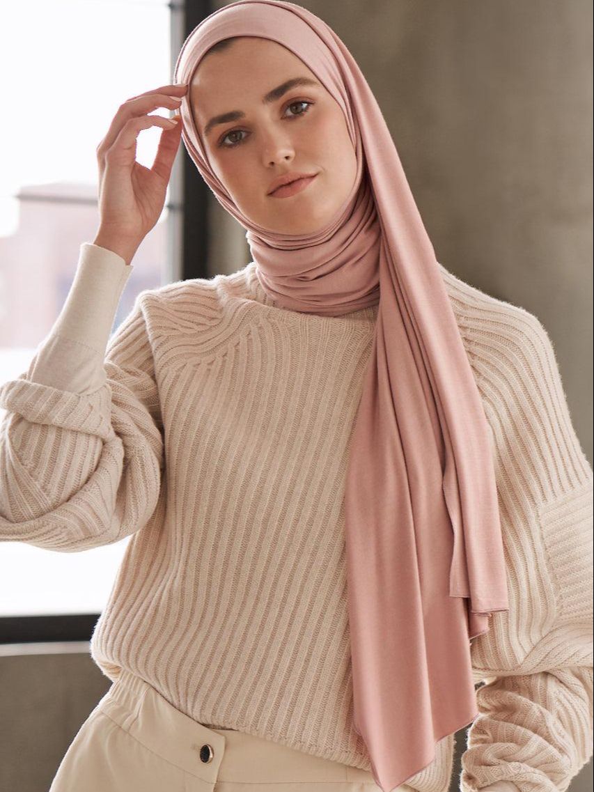 Modal Baumwolle Jersey Hijab Schal Für Muslimische Frauen Schal