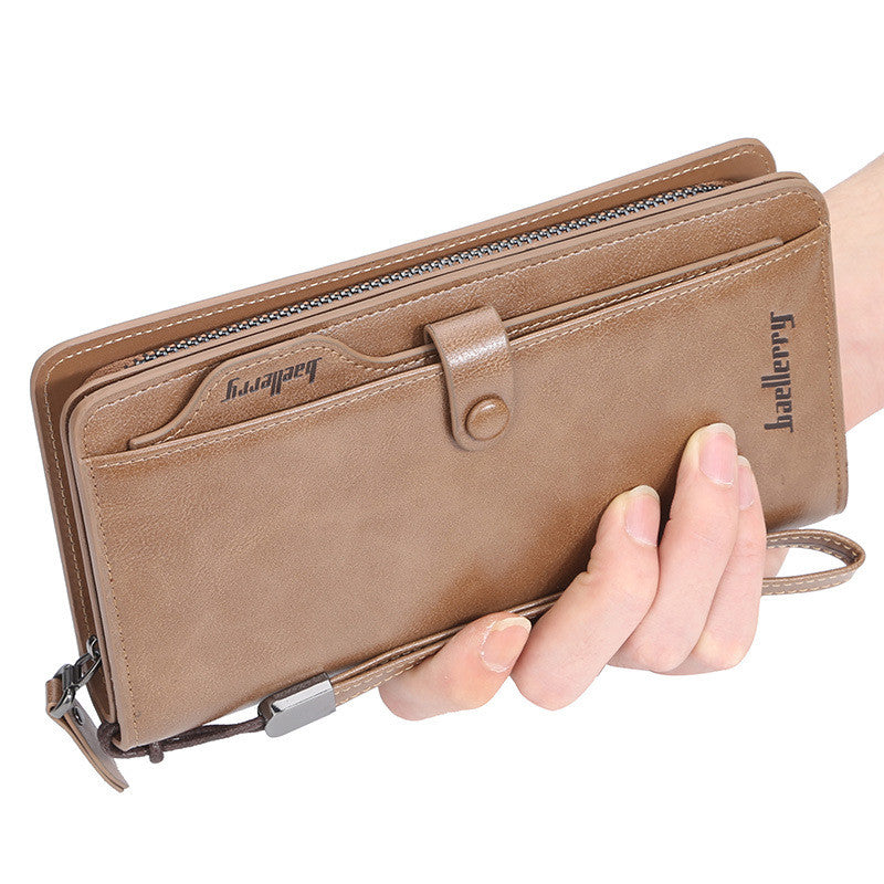 Retro multifunction cell phone bags wallet for men