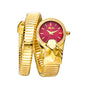 Diamond-studded snake watch in fashion trend for women