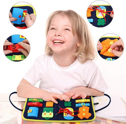 New activity book for kids activity board dress up and button up learning for babies early education preschool sensory learning toy