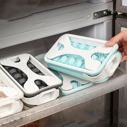 2in1 tragbare Silikon Eiskugelform Eismaschine Wasserflasche Eiswürfelform Flasche kreative Eiskugel Diamant-Curling Sommer-Küchenhelfer