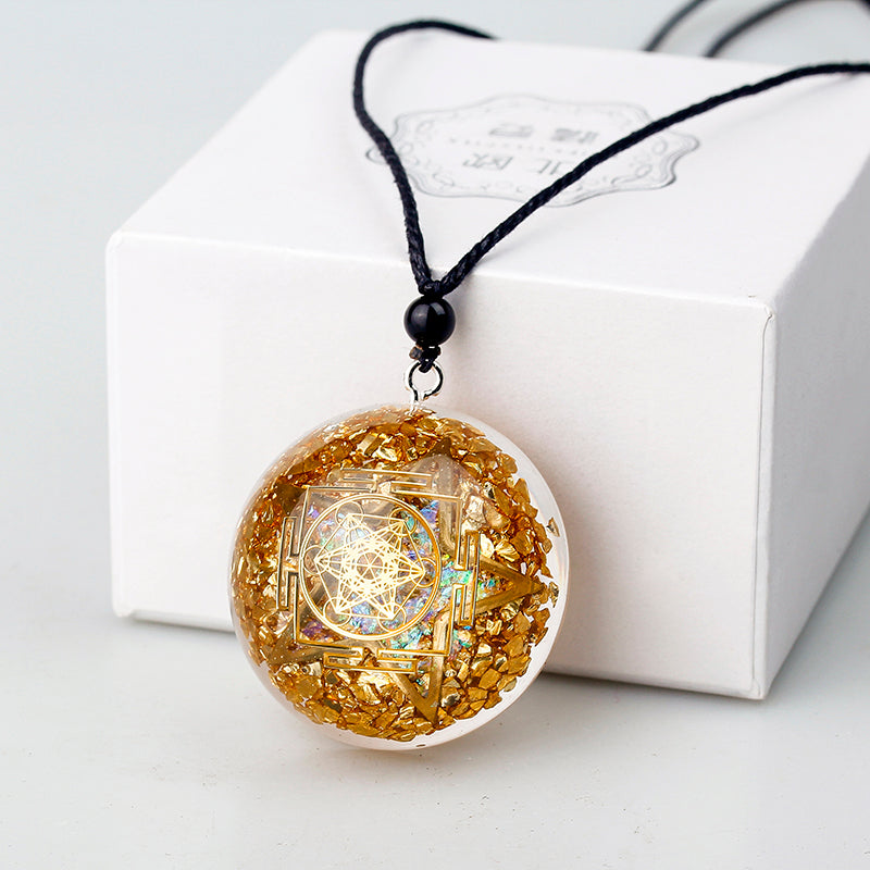 Orgone Energy Pendant Gemstone Yoga Pendant