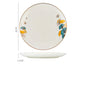 Dinner plate ceramic steak plate woven porcelain