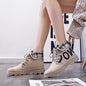 New All Match High Top Girls Canvas Short Boots Women's Shoes