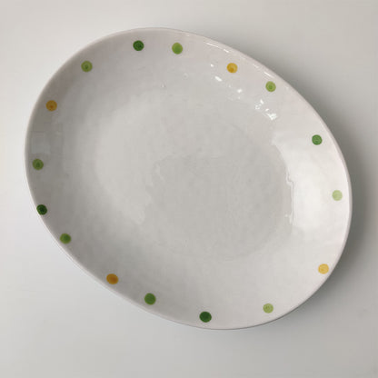 Ceramic plate set small breakfast plate dessert plate taste plate oval plate