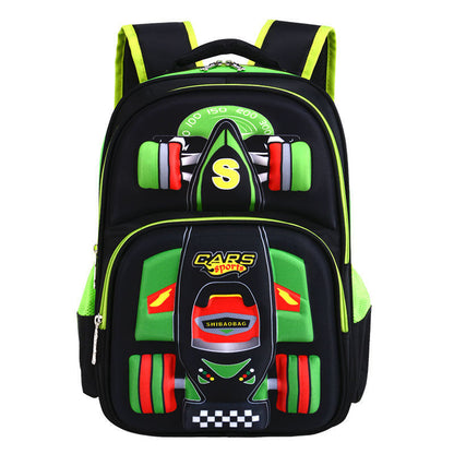 Dreidimensionales Auto Jungen Grundschule Trolley Schultasche