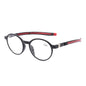 Portable retractable reading glasses with magnetic strap