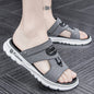 Waterproof leather sandals for men