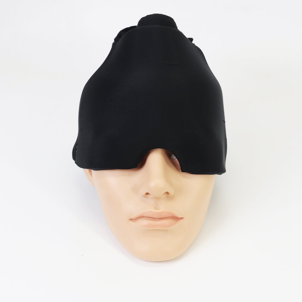 Migraine Relief Hat Cold Therapy Migraine Relief Products Comfortable Head Wrap Ice Pack Eye Mask for Puffy Eyes