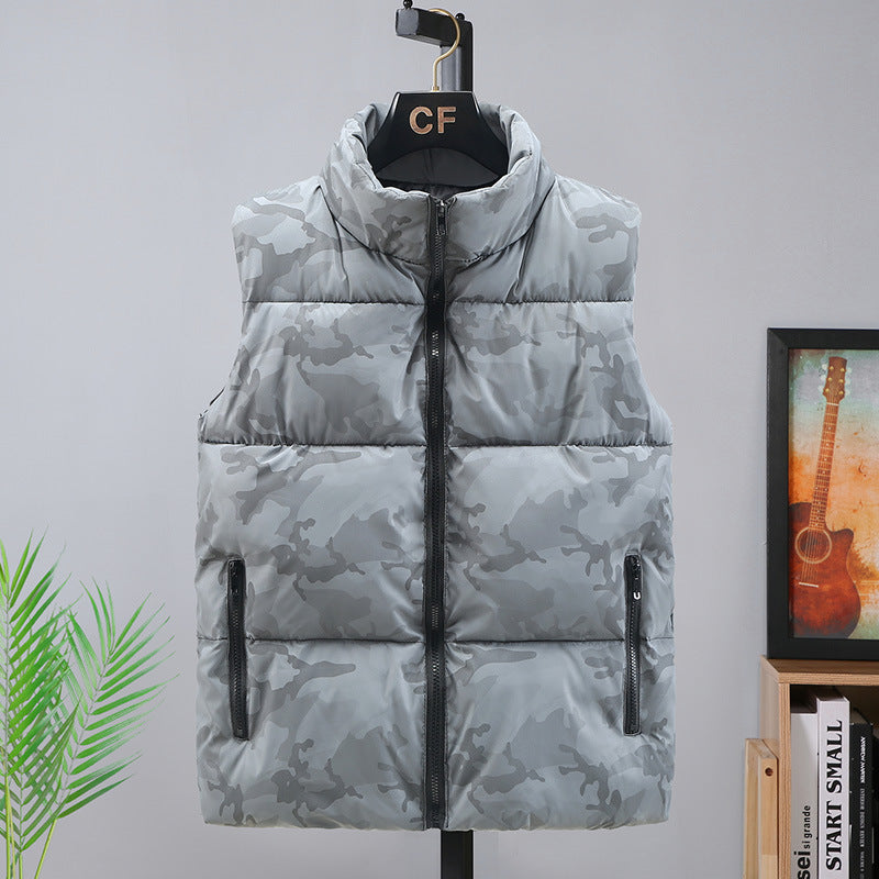 Men's outerwear thick warm polyester jacket