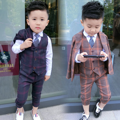 Fashion casual blazer and pants set for boys