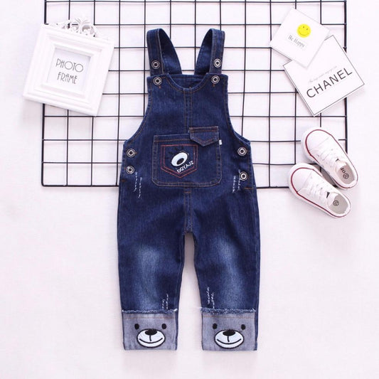 Baby denim overalls for children