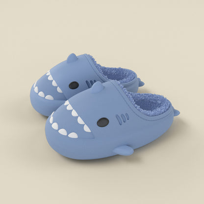 Shark shoes for kids cute waterproof warm slippers home shoes for children