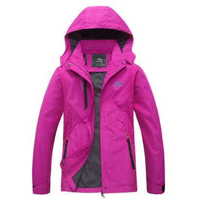 Thin waterproof outdoor jacket for men and women