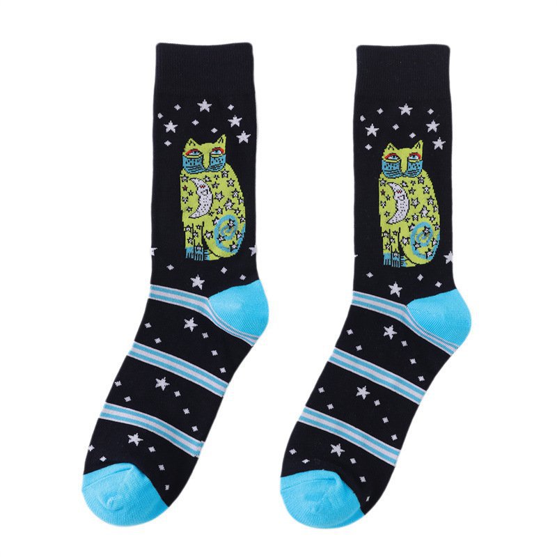 Anime cartoon trendy socks for men