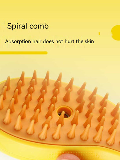 Electric Spray Massage Comb for Pet Steam Brush