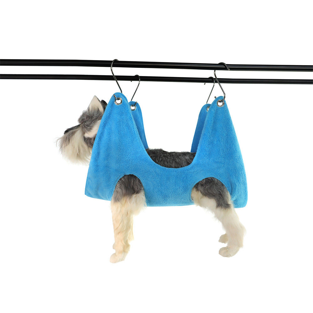 Dog Grooming Hammock Nail Trimming Aid Dog Grooming Harness Multifunctional Restraints for Small Medium and Large Dogs and Cats for Bathing Washing Grooming and Trimming Nails