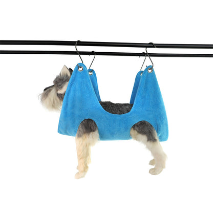 Dog Grooming Hammock Nail Trimming Aid Dog Grooming Harness Multifunctional Restraints for Small Medium and Large Dogs and Cats for Bathing Washing Grooming and Trimming Nails