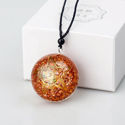 Orgone Energy Pendant Gemstone Yoga Pendant