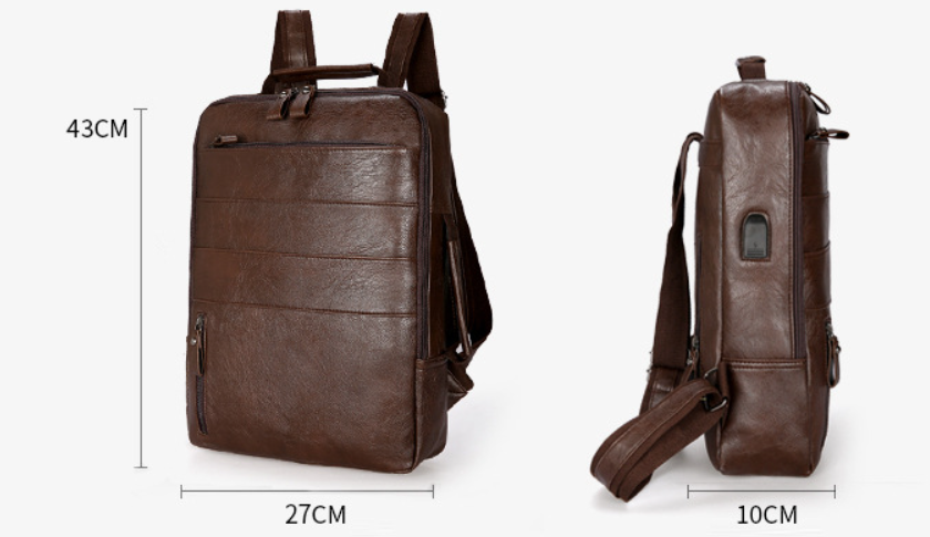 Men's bag fashionable computer backpack