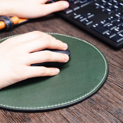 Thickened cowhide table mat