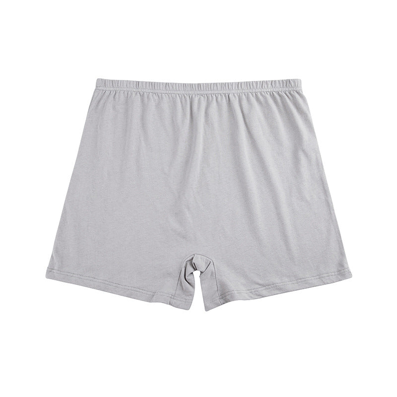 Men's Plus Size High Waist Cotton Boxer Shorts