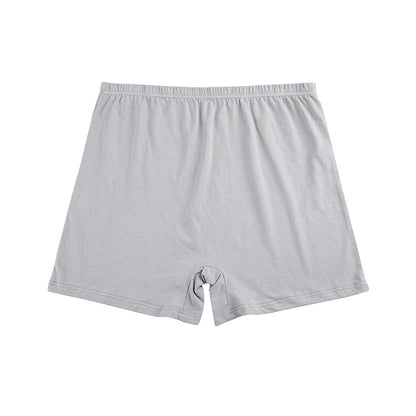 Men's Plus Size High Waist Cotton Boxer Shorts